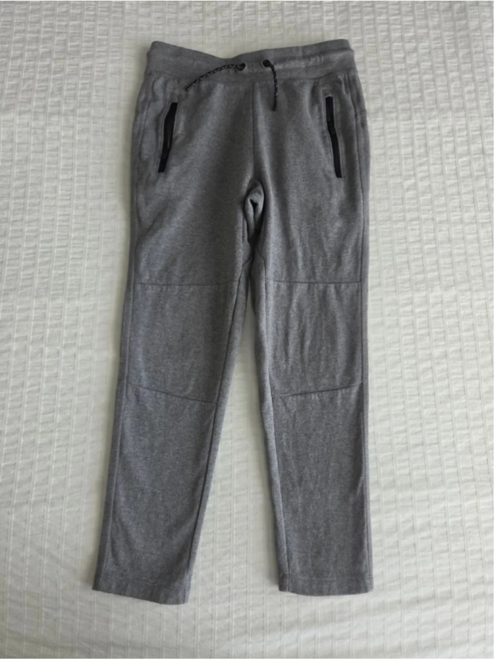GapFit Boys Gray Jogger Sweatpants Zip Pockets Size M 8